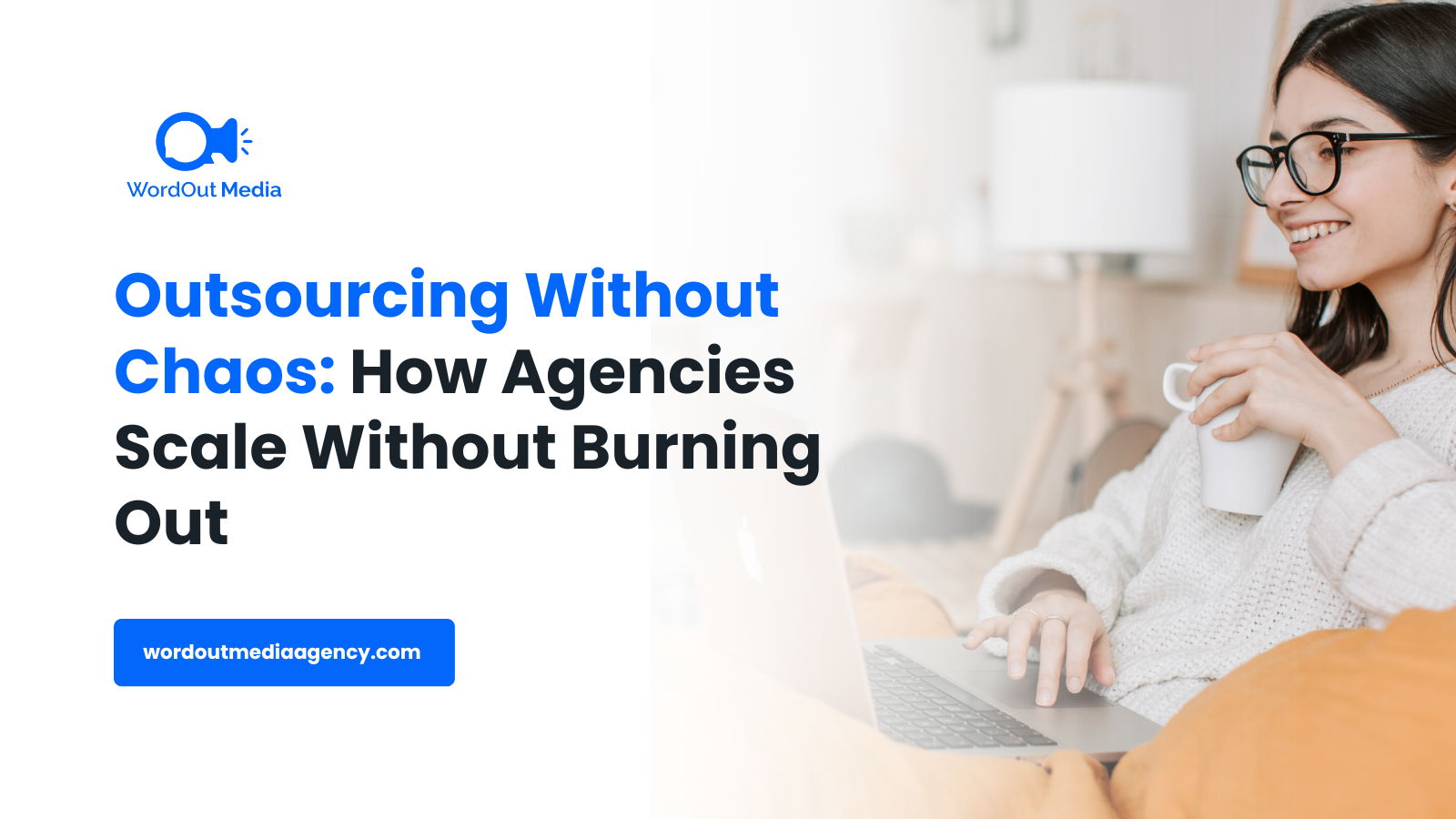 B2B marketing agency team collaborating with outsourced specialists through a structured project management system