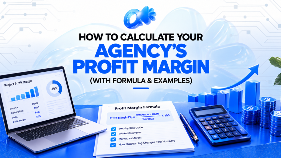 how to calculate agency profit margin